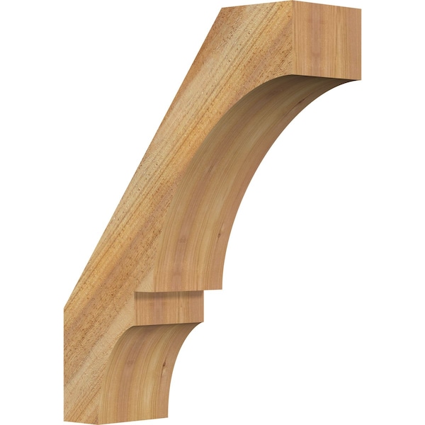 Ekena Millwork 6"W x 18"D x 24"H Balboa Rough Sawn Knee Brace, Western Red Cedar BRC06X18X24BOA00RWR - main